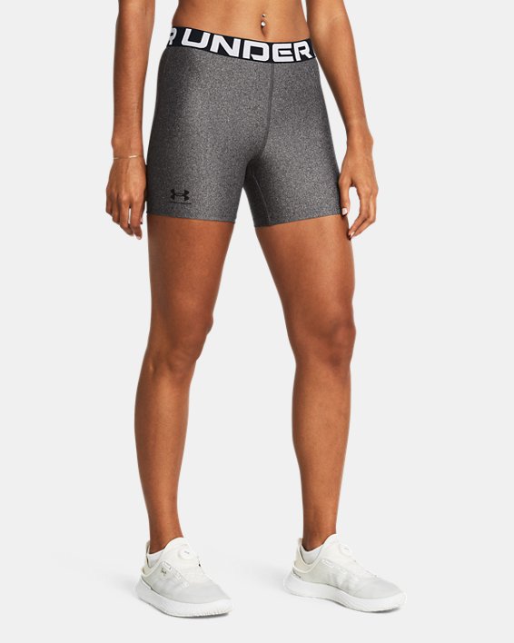 Women's HeatGear® Middy Shorts in Gray image number 0